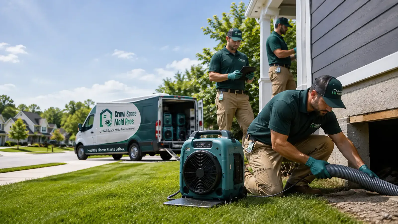 Crawl Space Mold Removal in Mosinee, WI